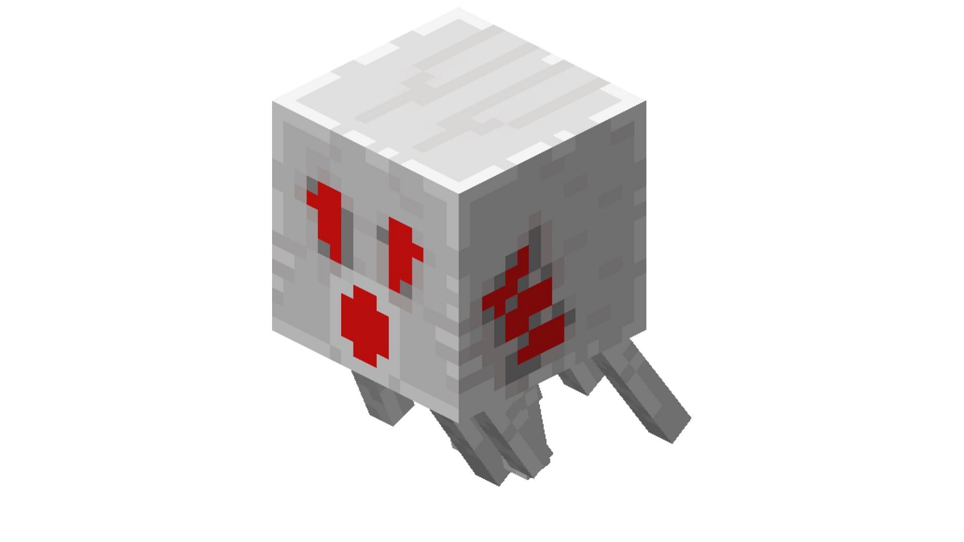 Angry Ghast was a terrifying variant added with Minecraft April Fools 2025. (Image Minecraft Wiki || Mojang Studios)